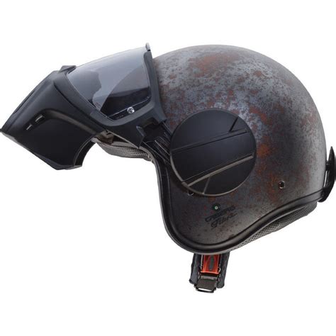 Caberg Ghost Rusty Open Face Motorcycle Helmet And Visor Open Face