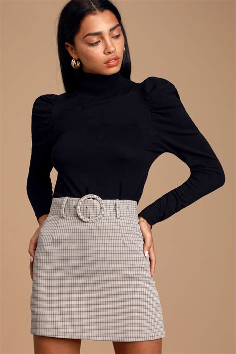 Maybe you would like to learn more about one of these? Black Top - Puff Shoulder Top - Sweater Top - Long Sleeve ...