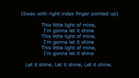 This Little Light Of Mine Karaoke Chords Chordify