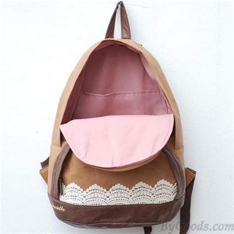 Fresh New Style Lace Pu Backpack Fashion Backpacks Fashion Bags