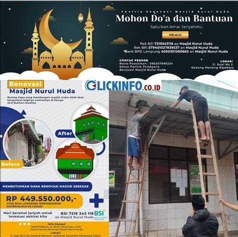 Masjid Nurul Huda Gedong Meneng Kota Bandar Lampung Pelan Pelan Mulai