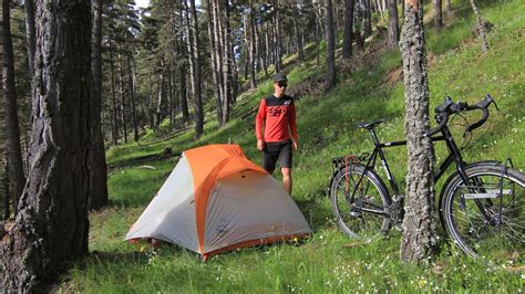 Bicycle Camping In Spain Campsite Tour Youtube