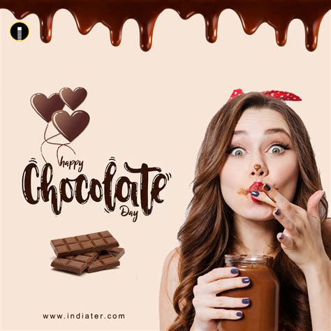 Happy Chocolate Day Design Template Free Download Indiater Chocolate Day Happy Chocolate