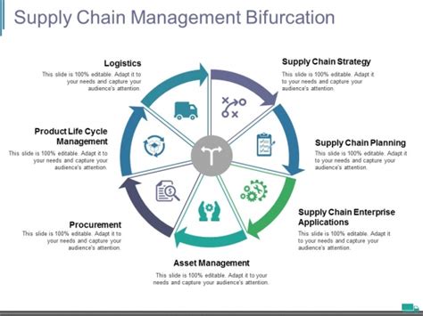 Supply Chain Management Bifurcation Ppt Powerpoint Presentation Icon