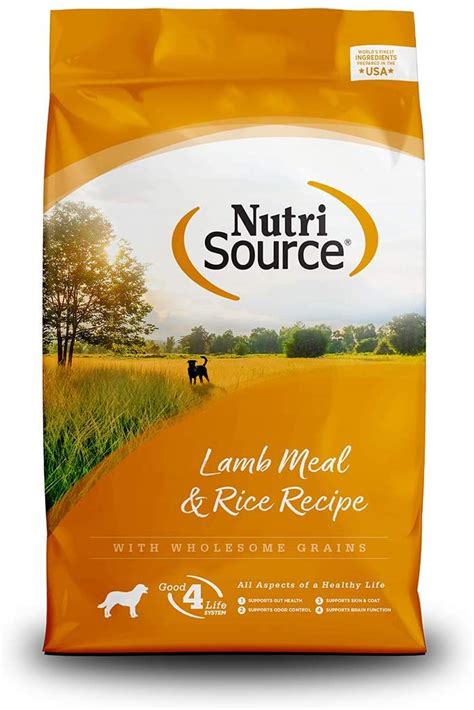 Nutrisource Lamb And Rice Adult Dog Food 15lb Pet Supplies