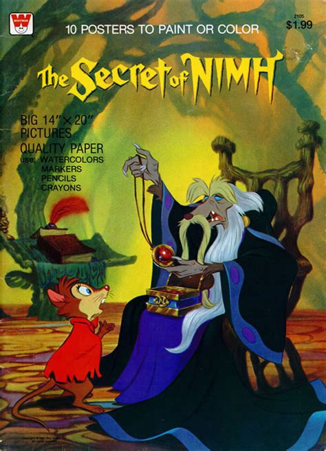 Secret Of Nimh The Poster Book Coloring Books At Retro Reprints