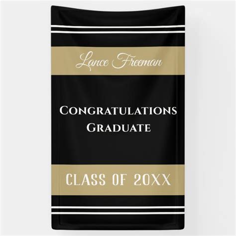 Congrats Graduate Vertical Banner Congratulations