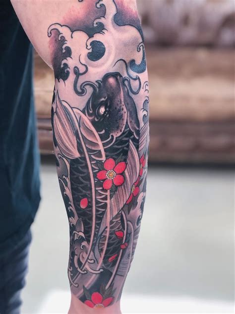 Cherry Blossom Tattoo By Christopher Henriksen ChristopherHenriksen