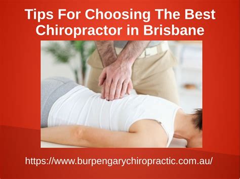 Ppt Tips For Choosing The Best Chiropractor In Brisbane Powerpoint