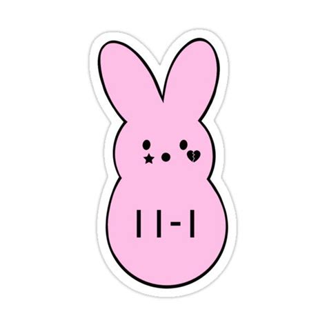 Lil Peep Inspired Peeps Plush Bunny Sticker By Bubblecoke Lil Peep