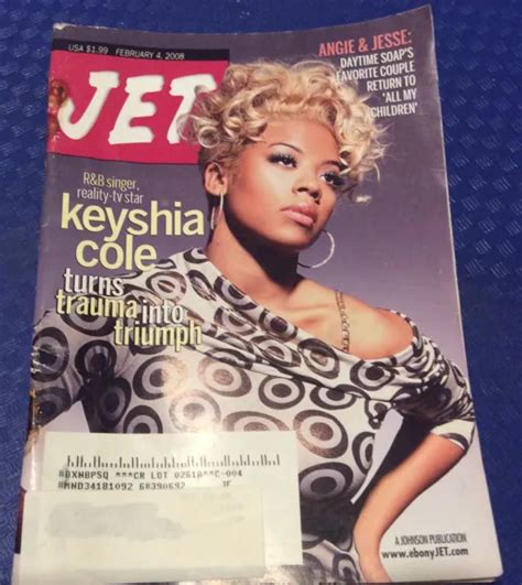 Vintage Jet Magazine Publication February 4 2008 Keyshia Cole Ebony