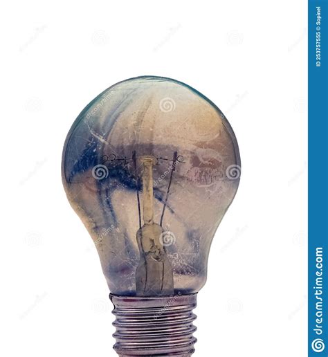 incandescent light bulb burned out stock image image of detail burn 253757555