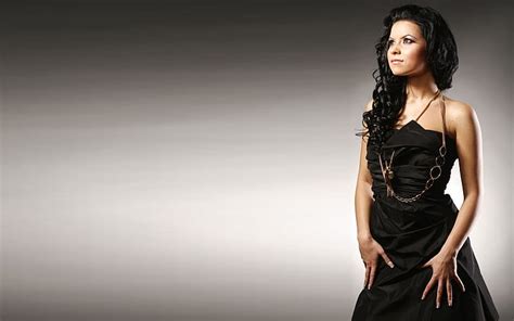 Inna Black Dress Womens Black Strapless Dress Young Romania Singer