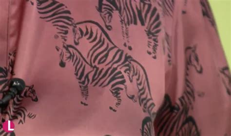 lorraine fans can t cope as they spot zebras having sex on host s dress metro news