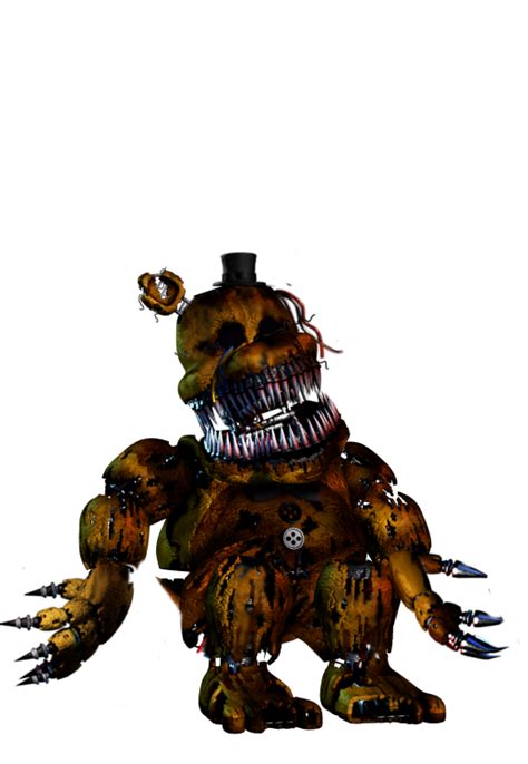 Nightmare Withered Golden Freddy By Mutationfoxy On Deviantart