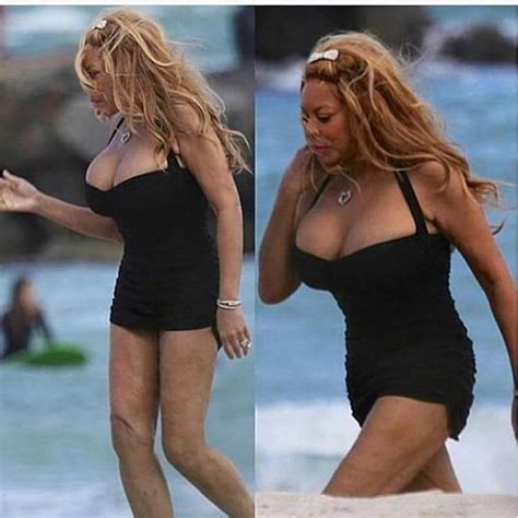 Wendy Williams Displays Her Massive Boobs At The Beach