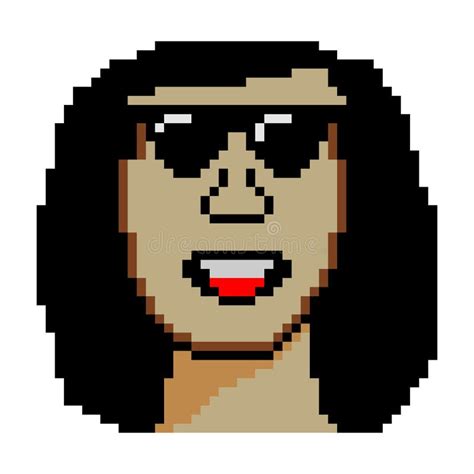 Pixel Art Human Face Stock Illustrations 795 Pixel Art Human Face