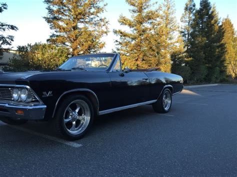 1966 Chevelle Ss 396 Convertible Real 138 Matching Numbers 4 Speed For