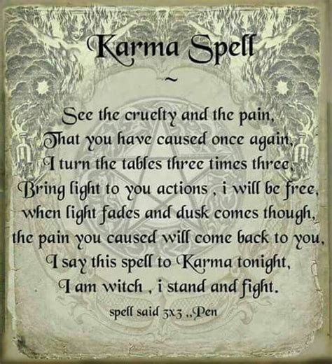 Pin By Pooja Gupta On Gravy For Life Karma Spell Witchcraft Spell Books Wiccan Spell Book