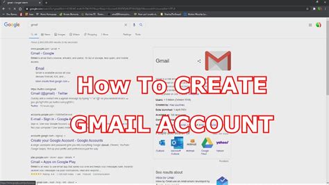 How To Create Gmail Account Easy Youtube