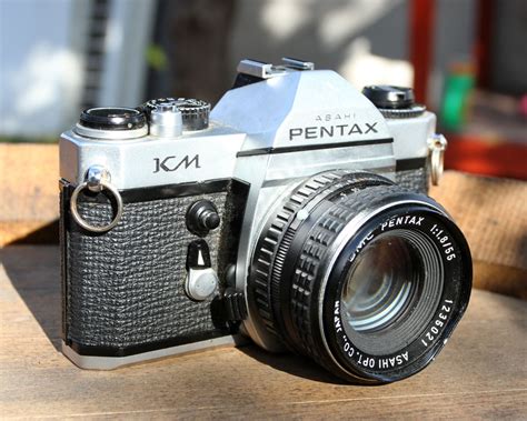Vintage Pentax Km 35mm Slr Film Camera With By Vintagephotoandco