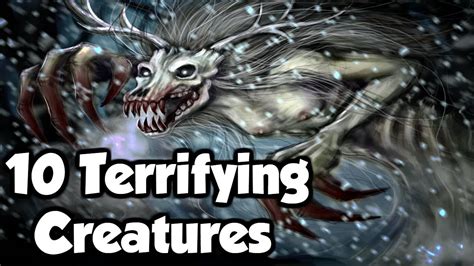 10 Terrifying Mythological Creatures From Around The World Mythology