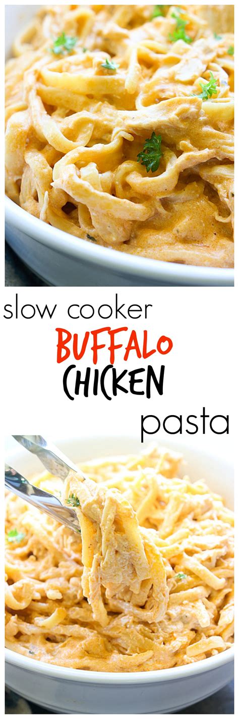 Slow Cooker Buffalo Chicken Pasta Mandys Recipe Box