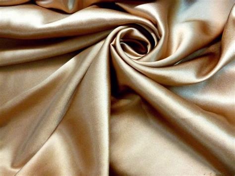 Gold Silky Stretch Satin Fabric Silky Luxury Lining Fabric Etsy