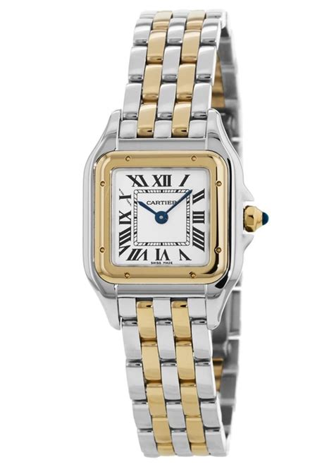 Cartier Panthere De Cartier Small Yellow Gold And Stainless Steel Silver