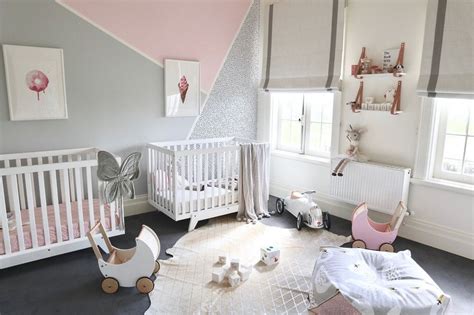 Pin By Alison Lombardo On Twin Nursery Twin Baby Rooms Nursery Twins