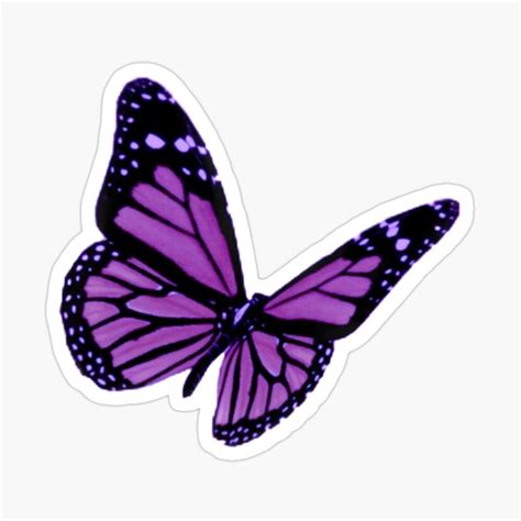 Aesthetic Purple Butterfly Sticker By Disney4dayz Purple Butterfly