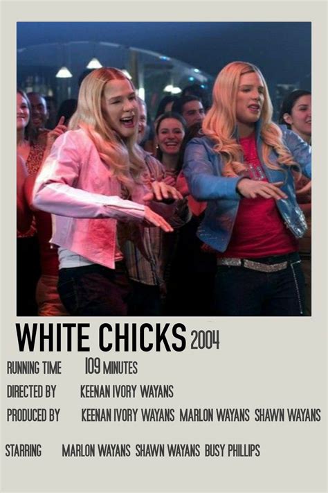 white chicks minimalist poster