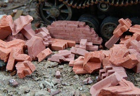 135 Scale Rubble And Brick Debris R Fields Of Glory Models