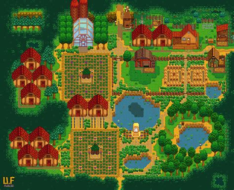 Farming is the most important part of stardew valley, undoubtedly. Possible Forest Farm layout, thoughts/tips? : StardewValley