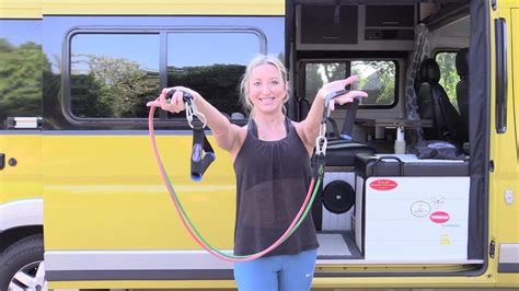 Trainer Stefs Resistance Bands Around The Rv Workout Get Fit On The