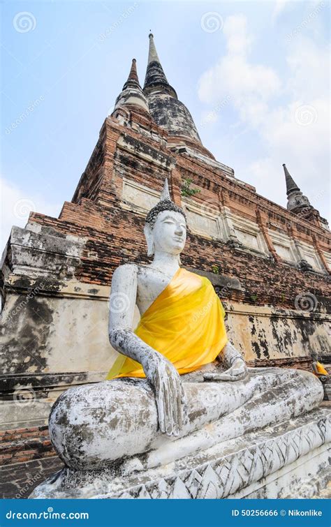 Buddha Ayuthaya Thailand Stock Photo Image Of Park 50256666