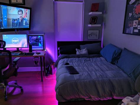 Gaming Bedroom Design Ideas Amazing Pink Gamer Girl Room Aesthetic 23