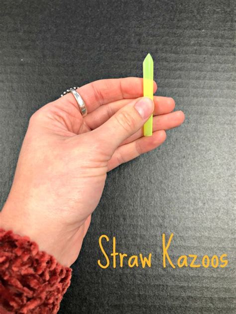 How To Make A Kazoo With A Straw