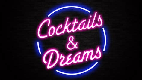 Cocktails And Dreams Neon Bar Sign Liberty Games