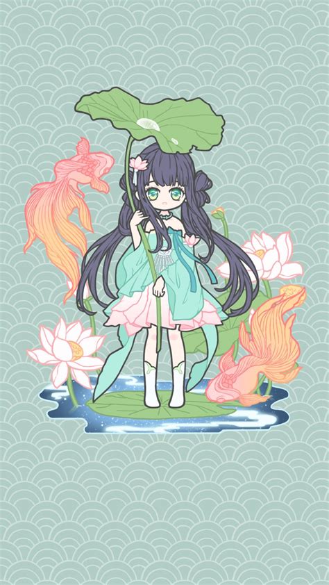 Peaceful Lotus Girl