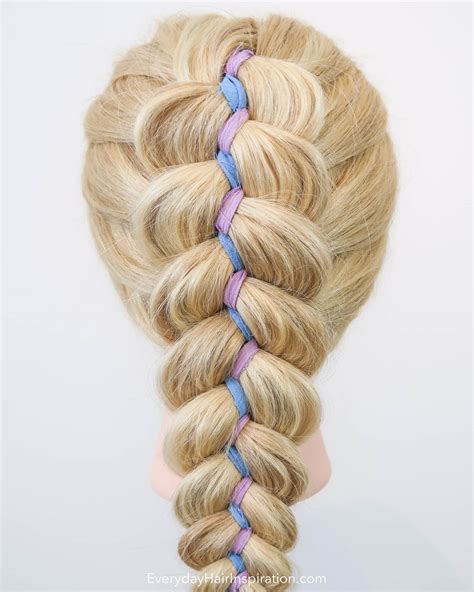 dutch ribbon braid for beginners everyday hair inspiration