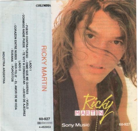 Ricky Martin Ricky Martin 1991 Cassette Discogs