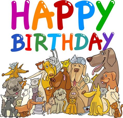 Funny Birthday Dog Clipart Clipart Happy Birthday Dog Cat Birthday
