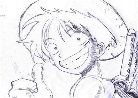 Luffy Sketch By Susan016 On Deviantart