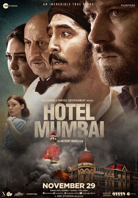 Dev Patel Anupam Kher Hotel Mumbai Movie Poster Dev Patel Photo 3 From Album Hotel Mumbai
