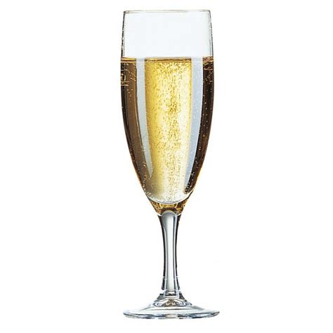 Lot De 12 Flûtes à Champagne En Verre Transparent 17 Cl De La Ligne
