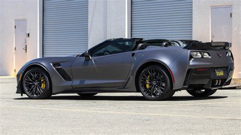 Corvette Z06 3m 1080 Satin Dark Gray Paint Wraps Palmer Signs Inc