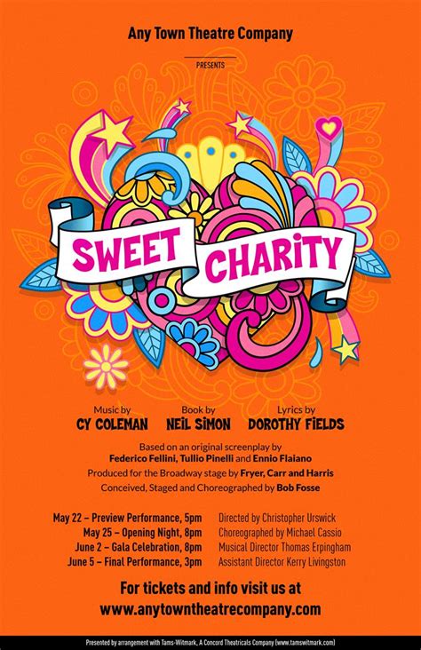 customize your sweet charity poster design