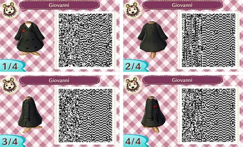 Acnl Giovannis Coat Qr Code By Rawstberrycheesecake On Deviantart