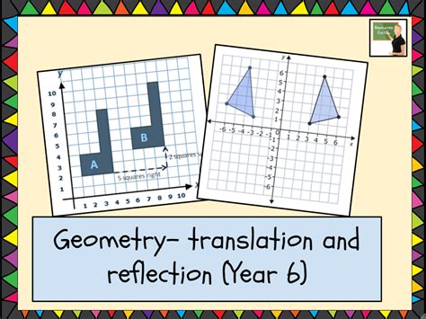 Year 6 math skills practice. Maths- Geometry- translation and reflection Year 6 ...